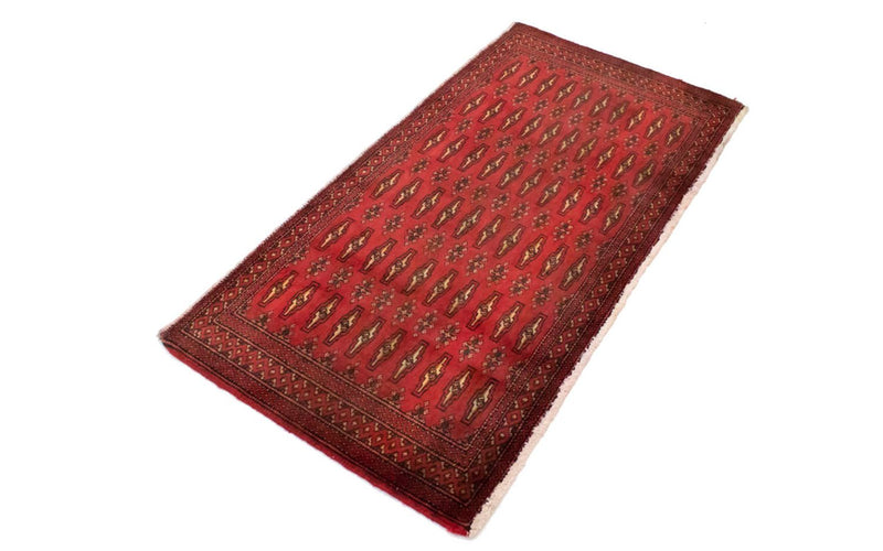 Turkaman Rug - 130 x 60 cm - red