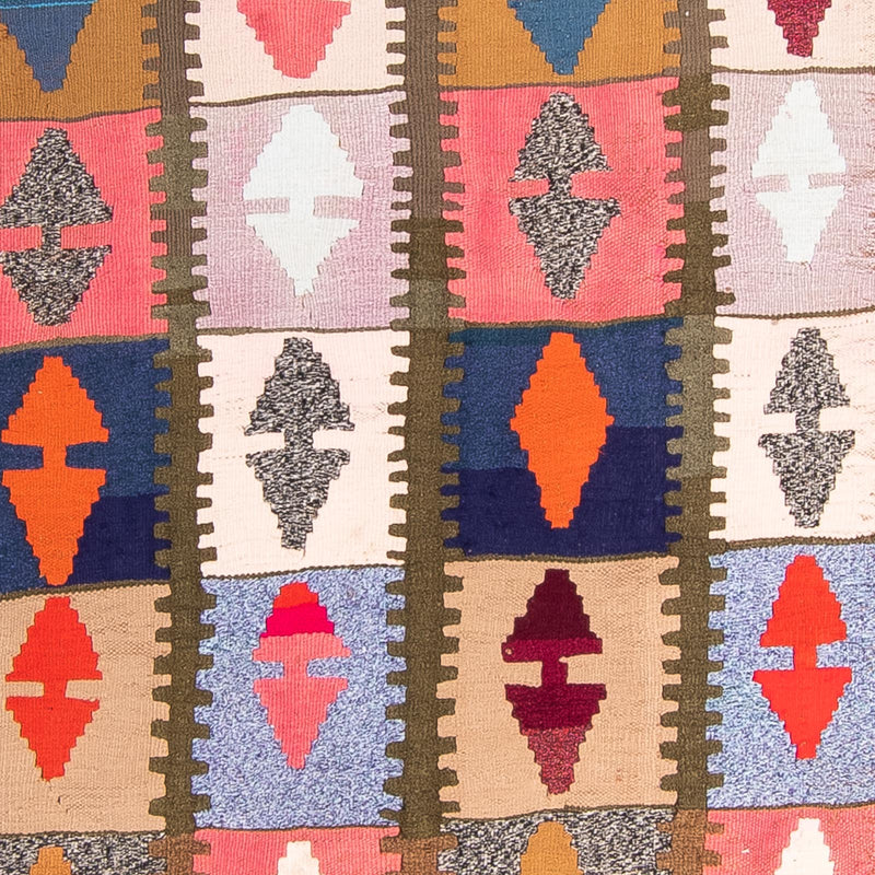 Runner Kelim Rug - Old - 345 x 122 cm - multicolored