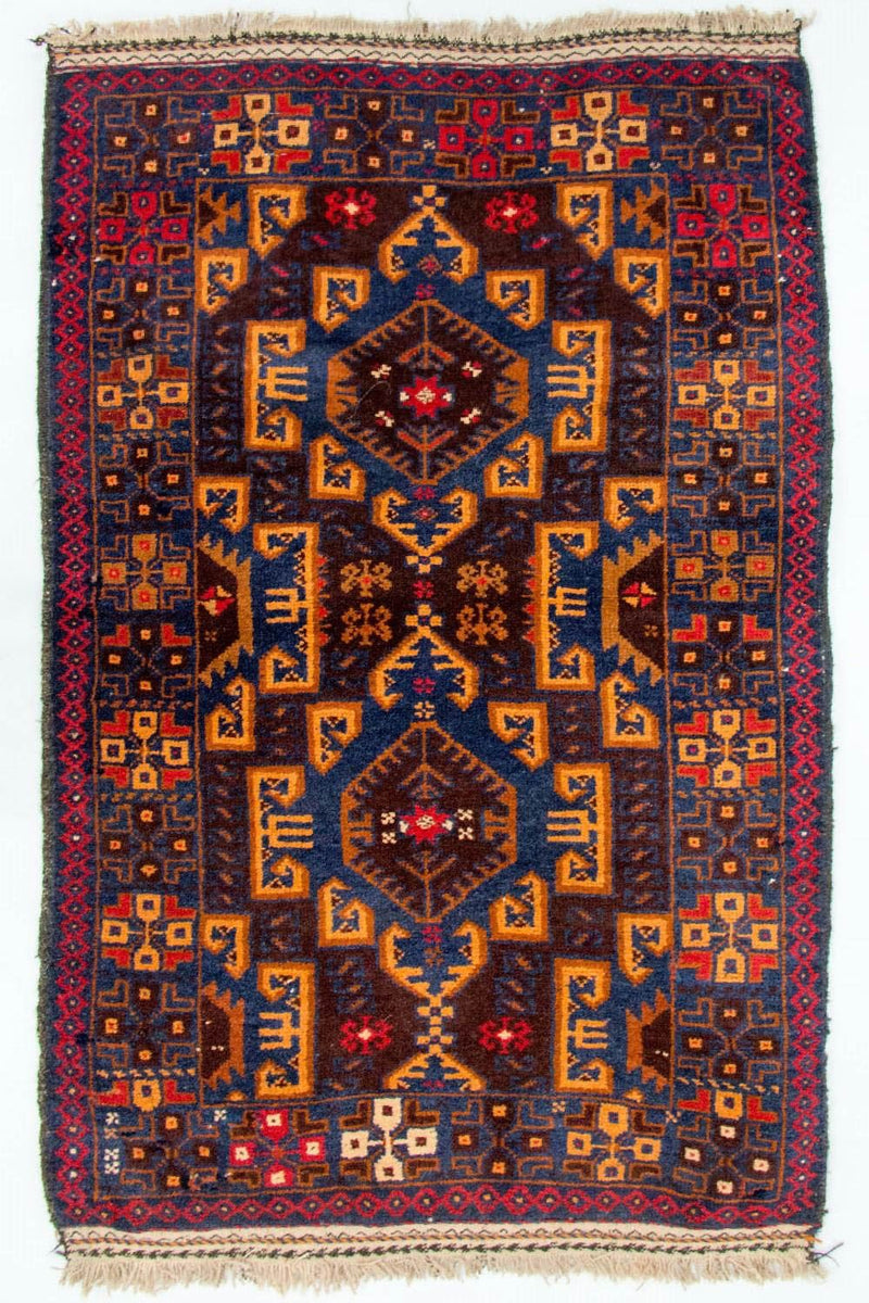 Belutsch Rug - 123 x 80 cm - multicolored