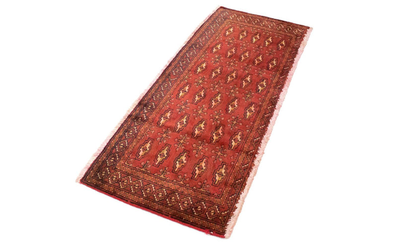 Turkaman Rug - 130 x 60 cm - red