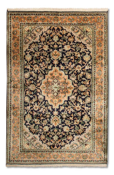 Kashmir Silk Rug 95x156cm - Oriental Rug
