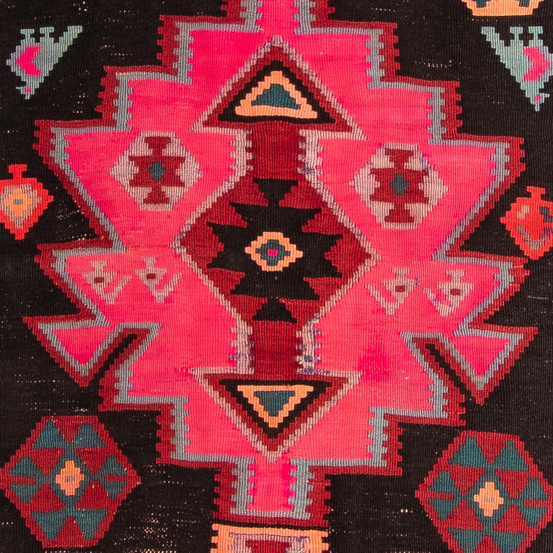 Runner Kelim Rug - Old - 320 x 145 cm - multicolored