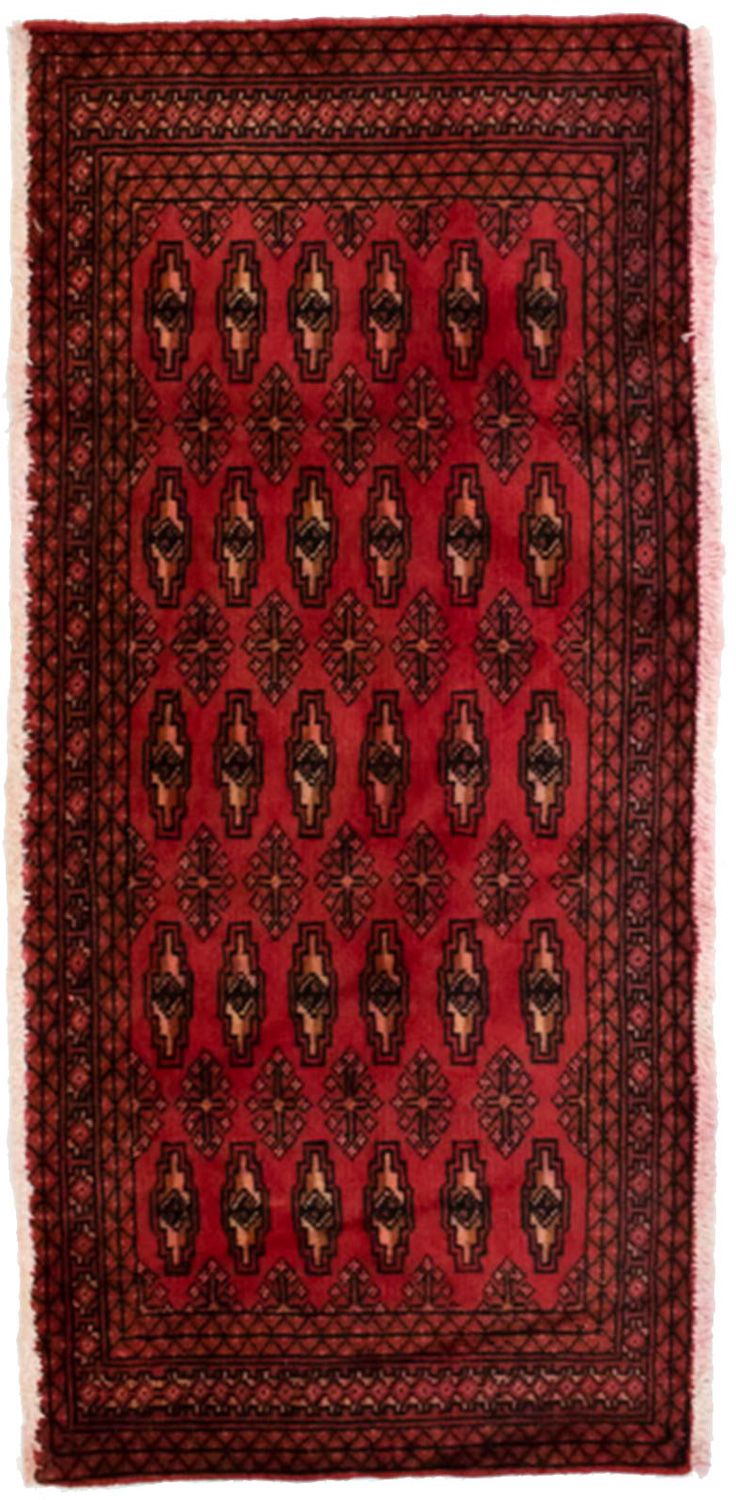 Turkaman Rug - 130 x 60 cm - red