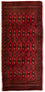 Turkaman Rug - 130 x 60 cm - red