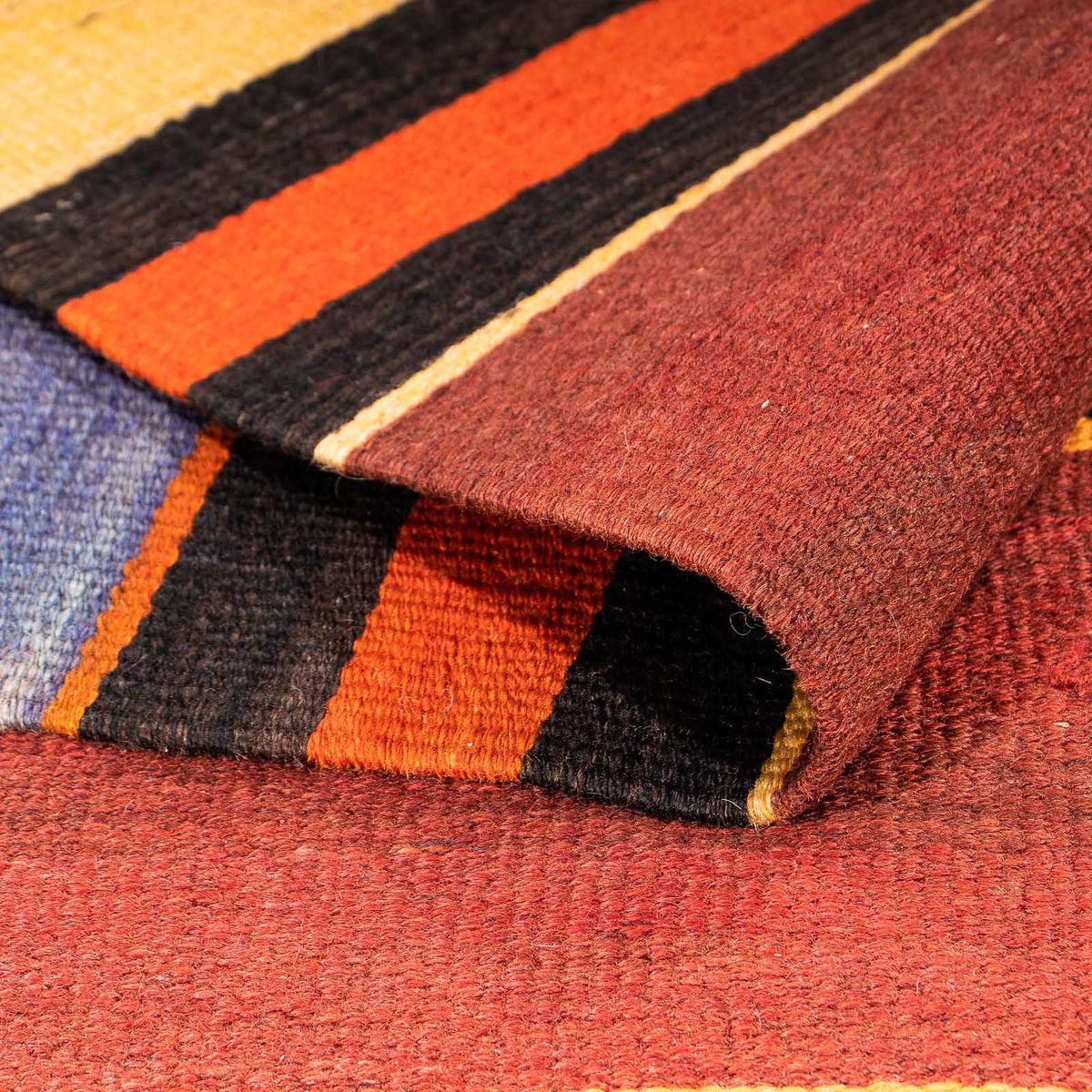 Runner Kelim Rug - Old - 290 x 115 cm - multicolored