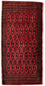 Turkaman Rug - 130 x 60 cm - red