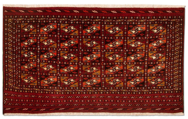 Turkaman Rug - 115 x 67 cm - red