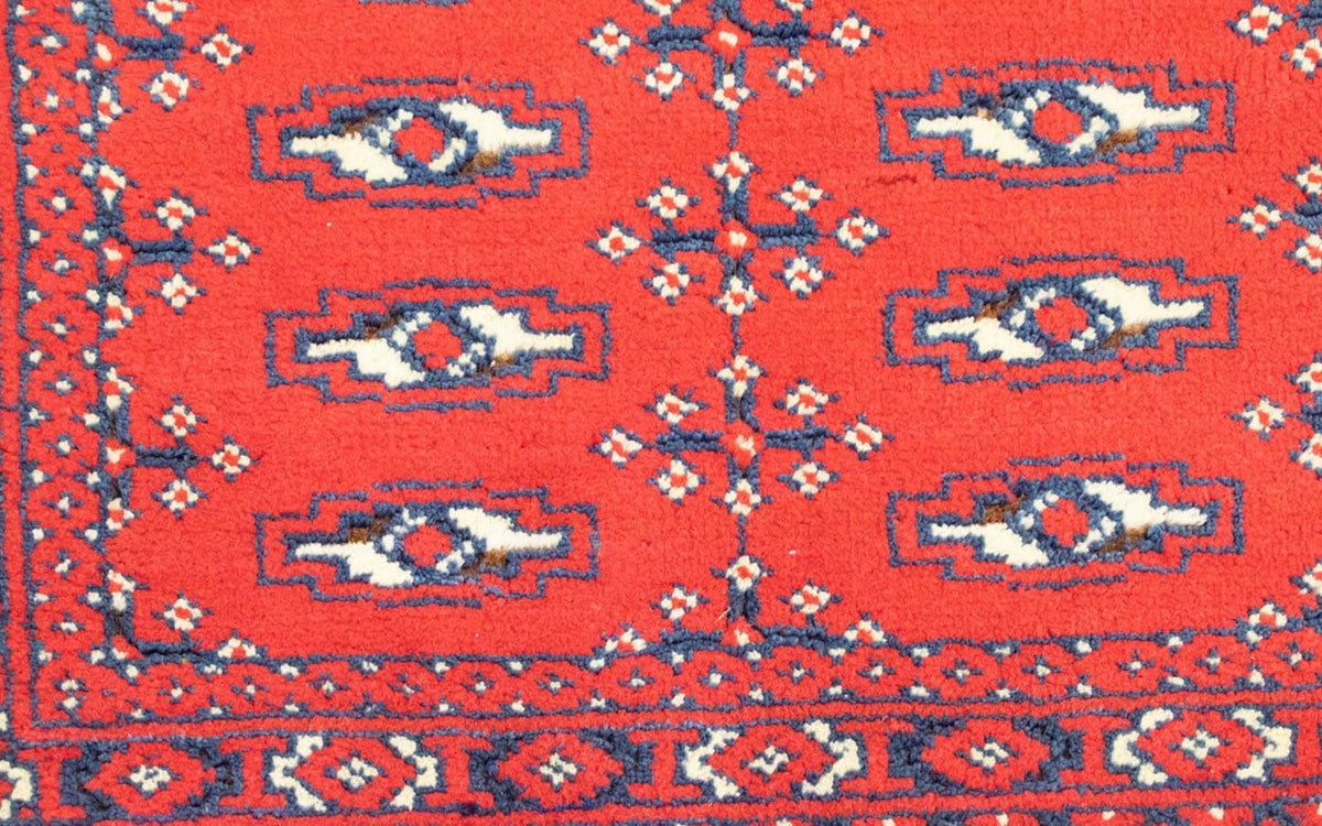 Turkaman Rug - 130 x 60 cm - red