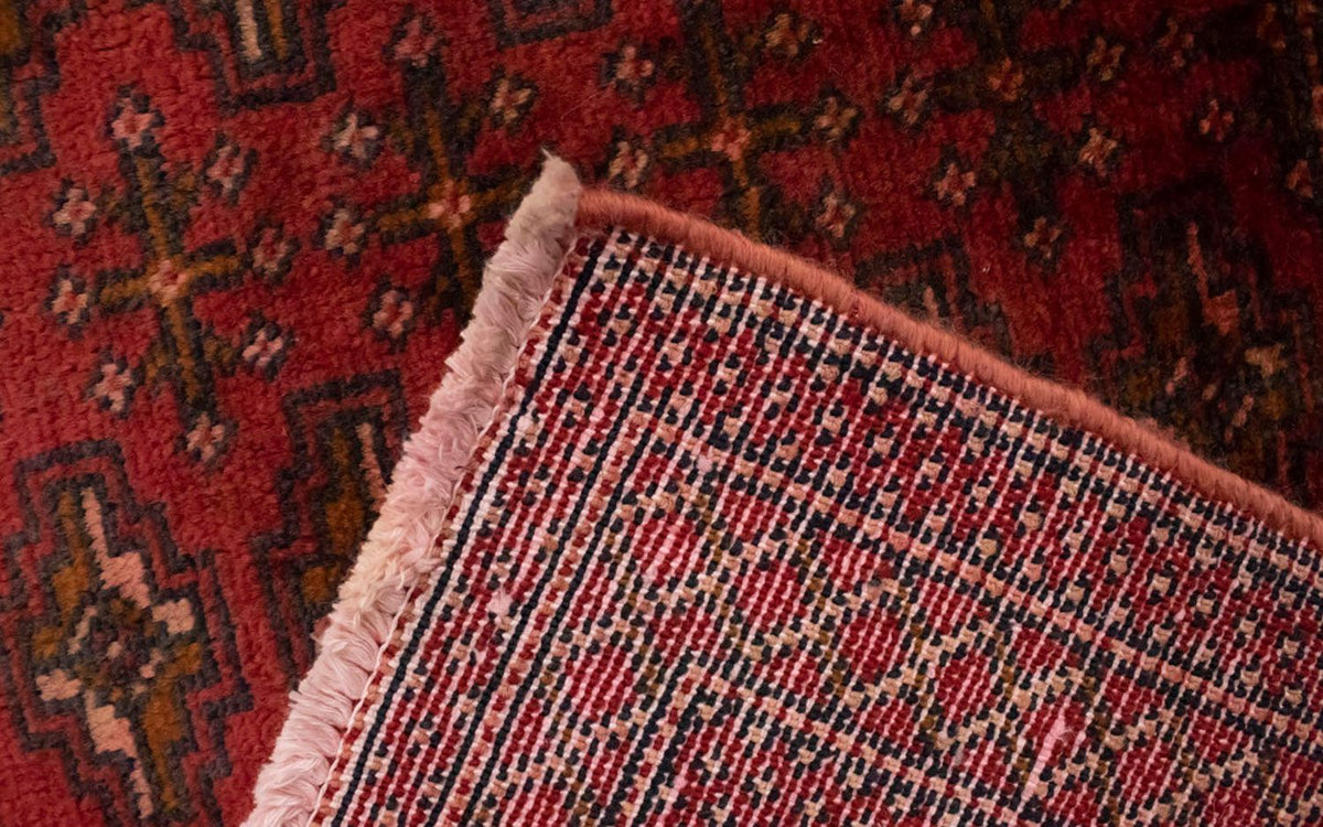 Turkaman Rug - 130 x 60 cm - red