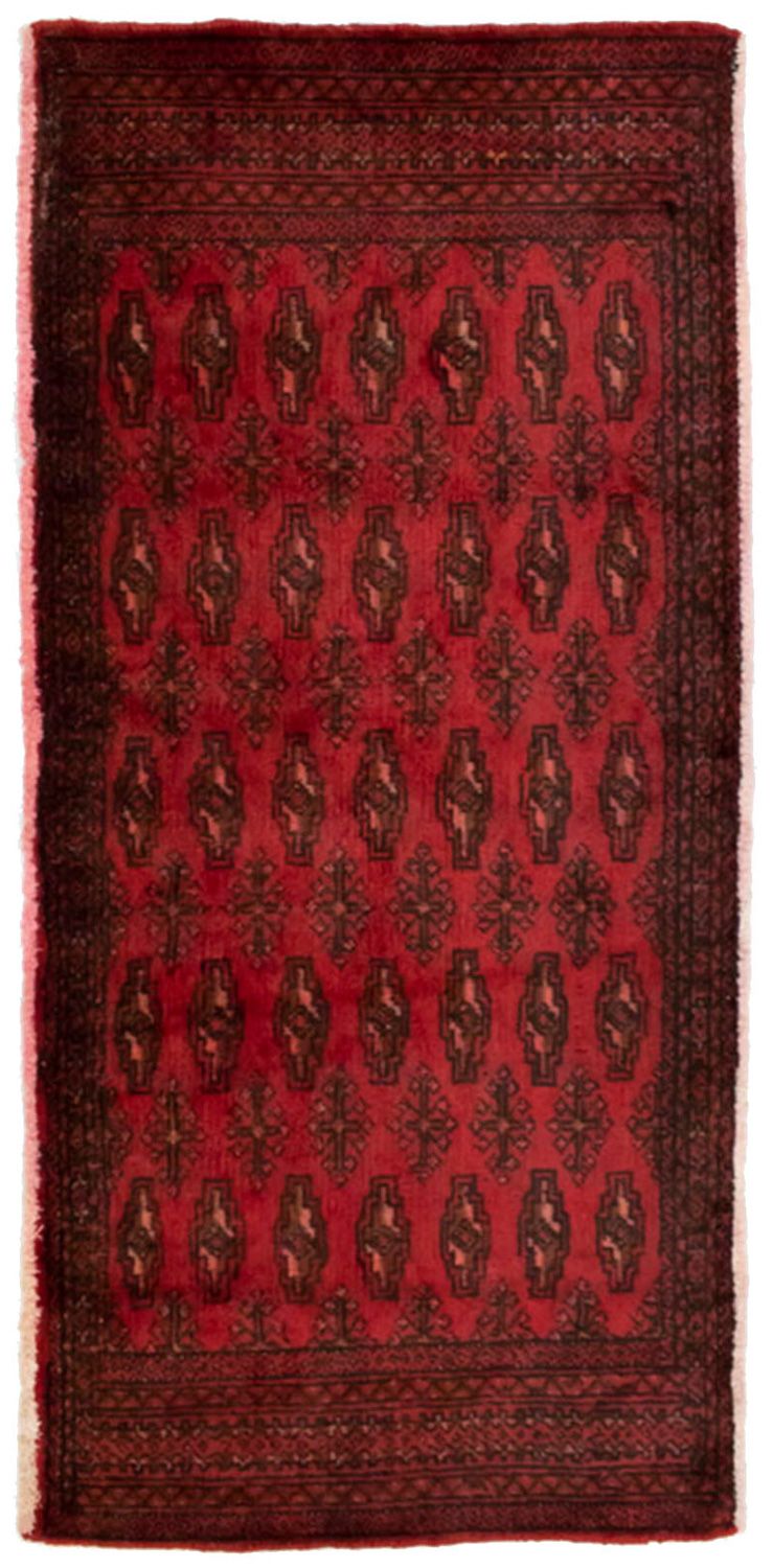 Turkaman Rug - 130 x 60 cm - red