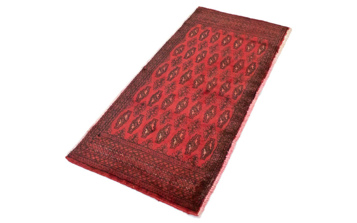 Turkaman Rug - 130 x 60 cm - red