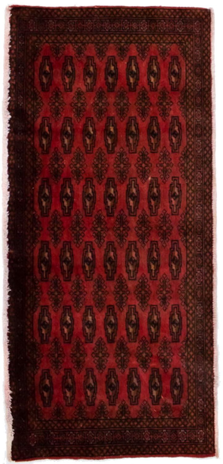Turkaman Rug - 130 x 60 cm - red