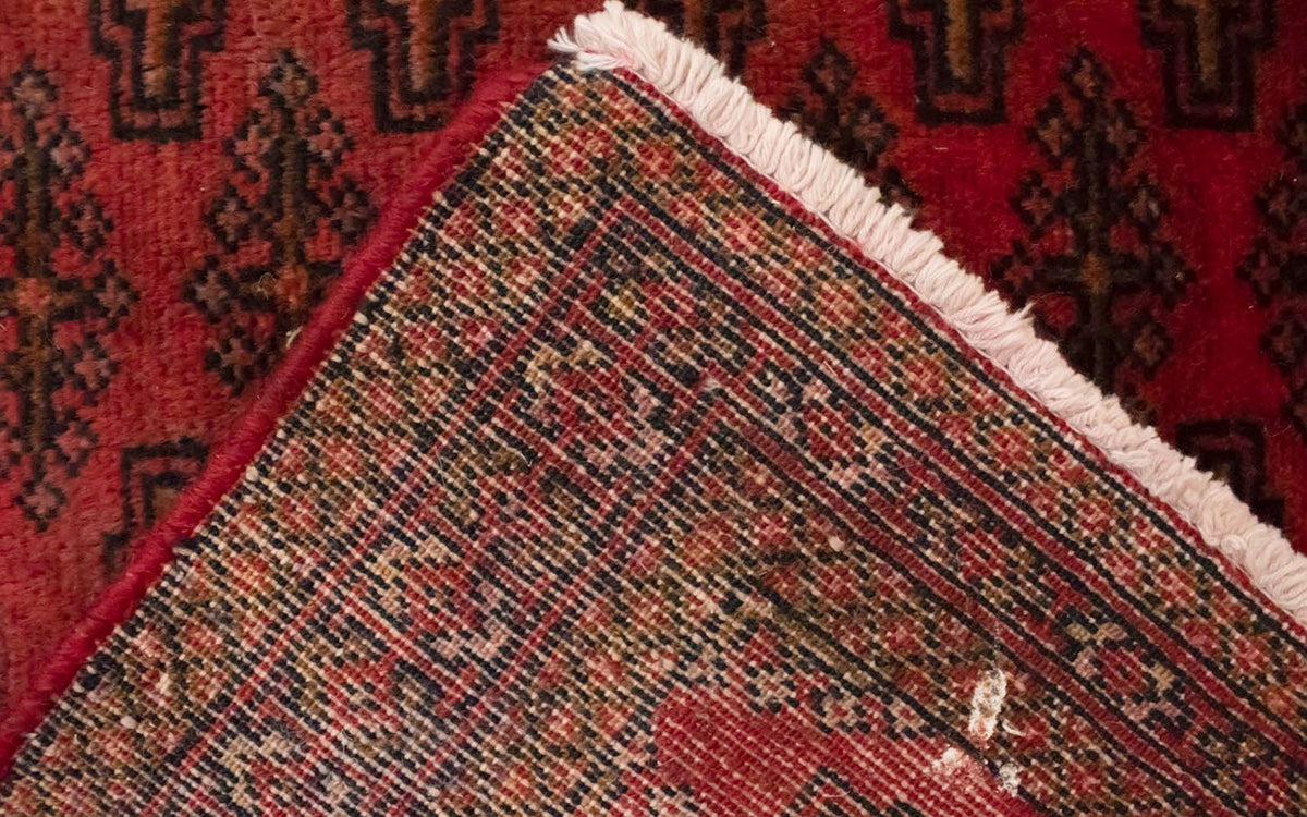 Turkaman Rug - 130 x 60 cm - red