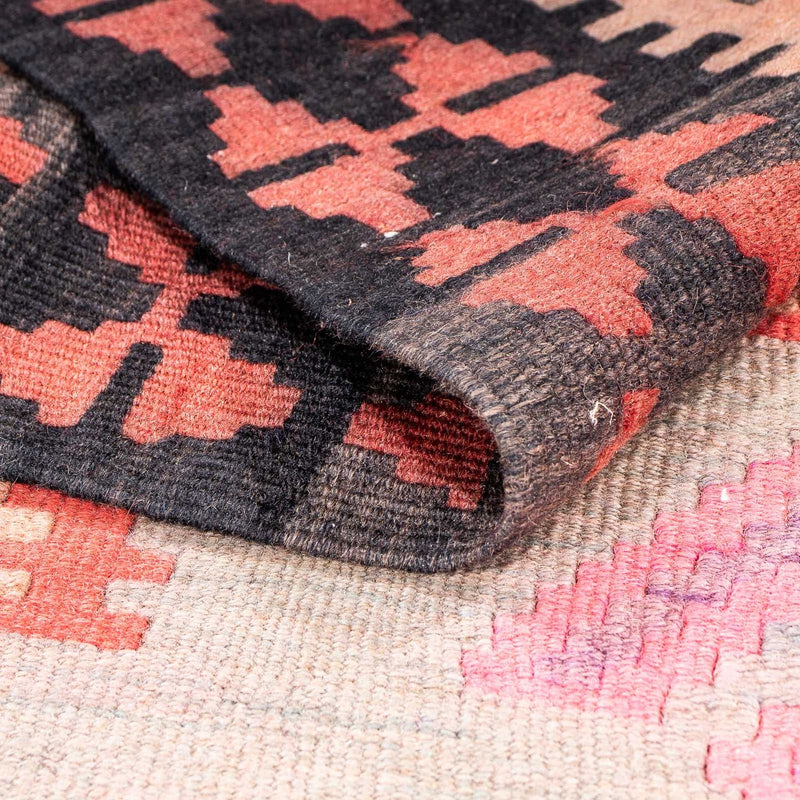 Runner Kelim Rug - Old - 395 x 180 cm - multicolored