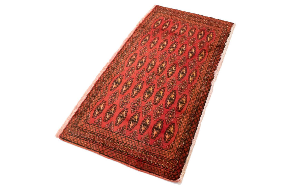 Turkaman Rug - 130 x 60 cm - red