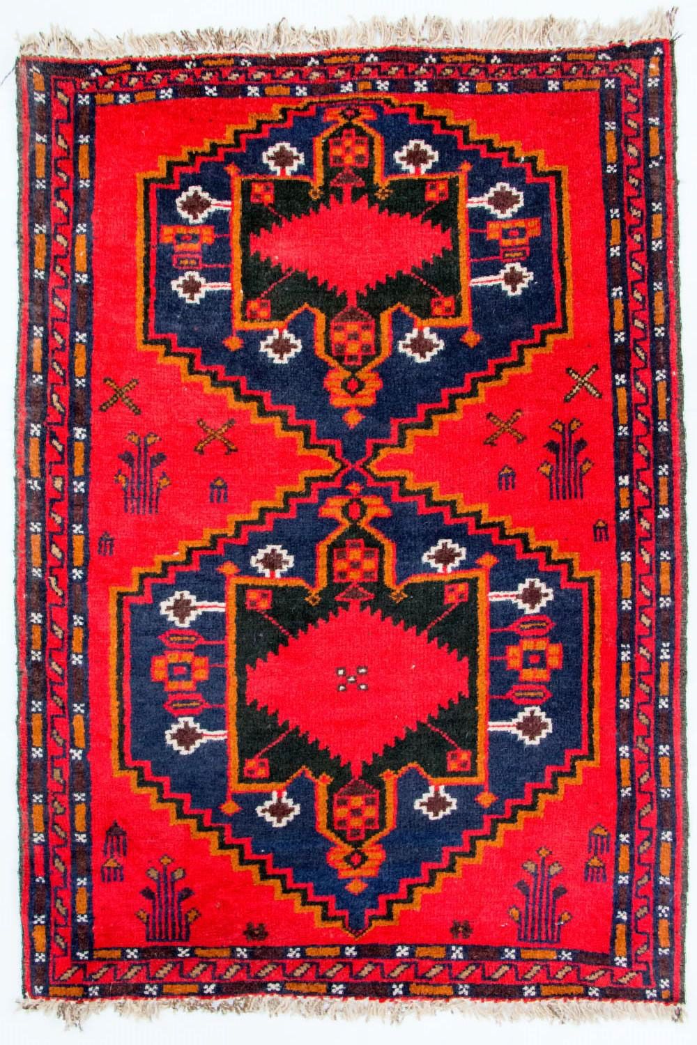 Belutsch Rug - 141 x 92 cm - red