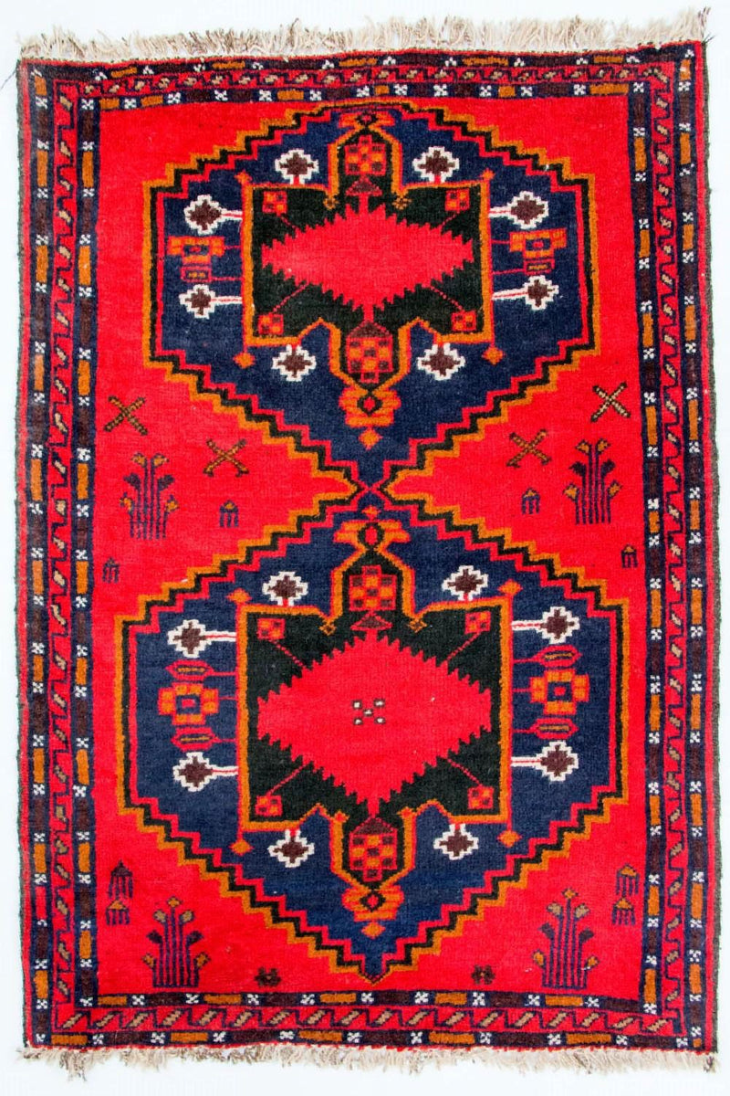 Belutsch Rug - 141 x 92 cm - red