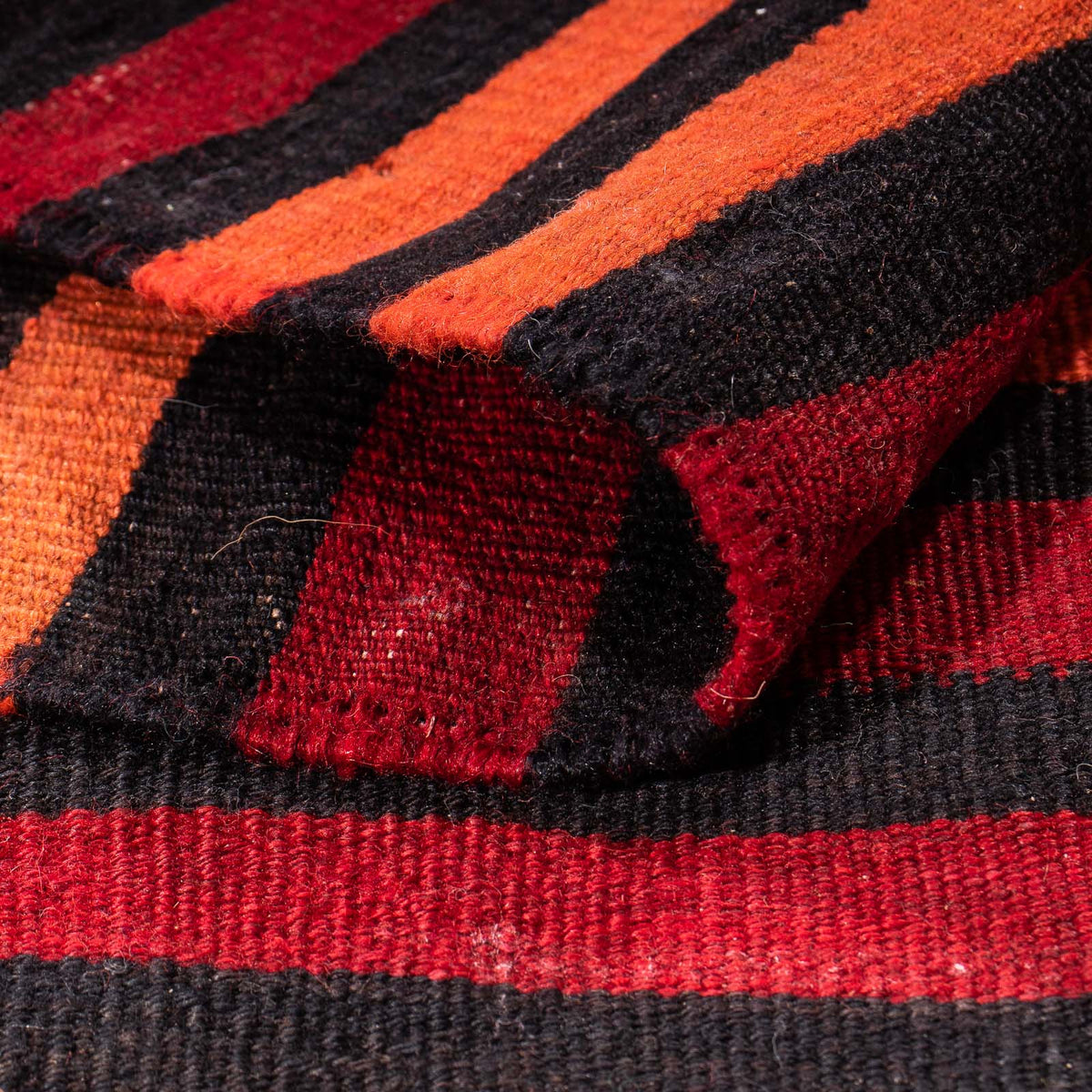 Runner Kelim Rug - Old - 225 x 100 cm - multicolored