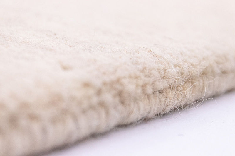 Wool Rug - 197 x 144 cm - natural