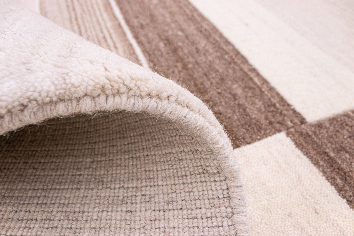 Wool Rug - 197 x 144 cm - natural