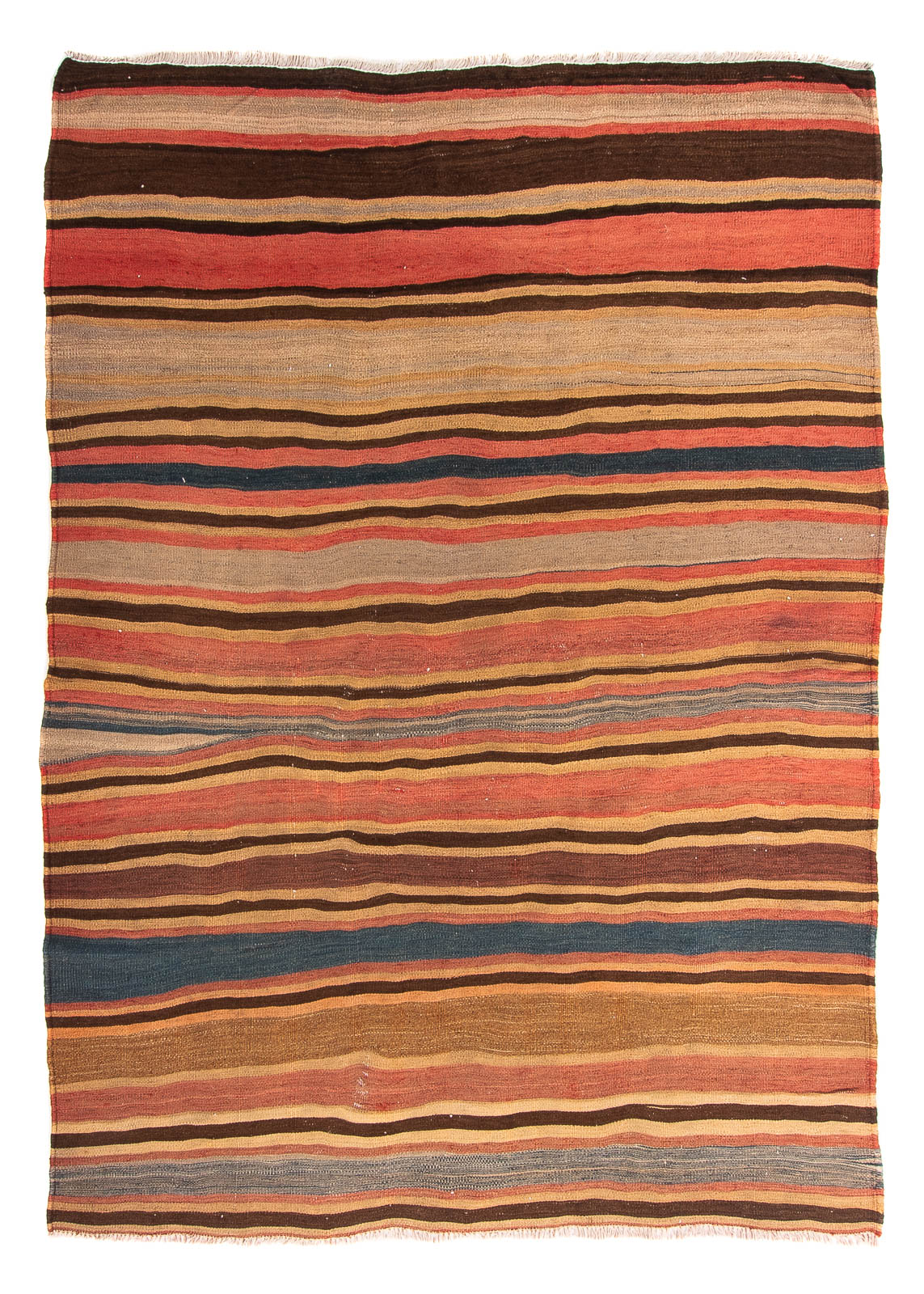 Kelim Rug - Old - 213 x 155 cm - multicolored