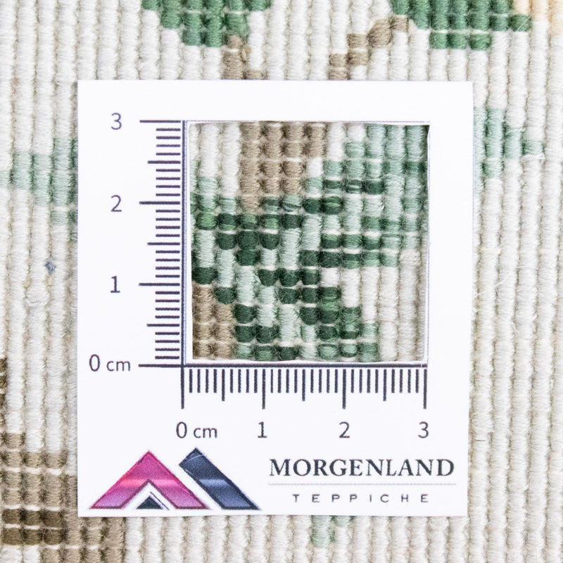 Silk Rug - Chinese Silk square  - 31 x 31 cm - multicolored