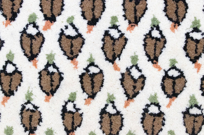 Wool Rug - 90 x 60 cm - beige