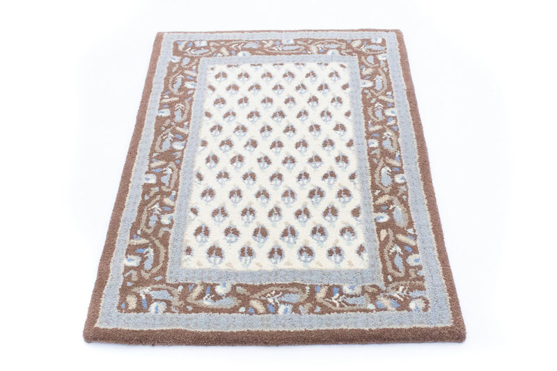 Wool Rug - 88 x 59 cm - beige