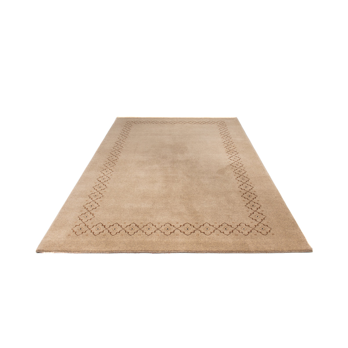 Gabbeh Rug - Loribaft Softy - 242 x 170 cm - light brown