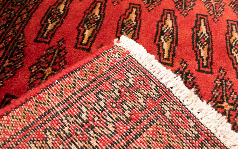 Runner Turkaman Rug - 100 x 50 cm - red