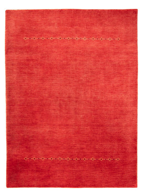 Gabbeh Rug - Loribaft Softy - 242 x 171 cm - dark red