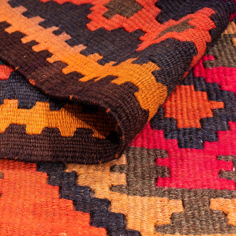 Runner Kelim Rug - Old - 225 x 150 cm - multicolored