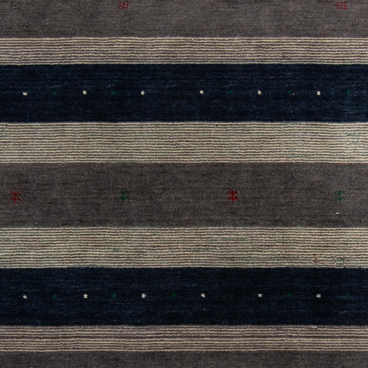 Gabbeh Rug - Loribaft Softy - 240 x 172 cm - dark blue
