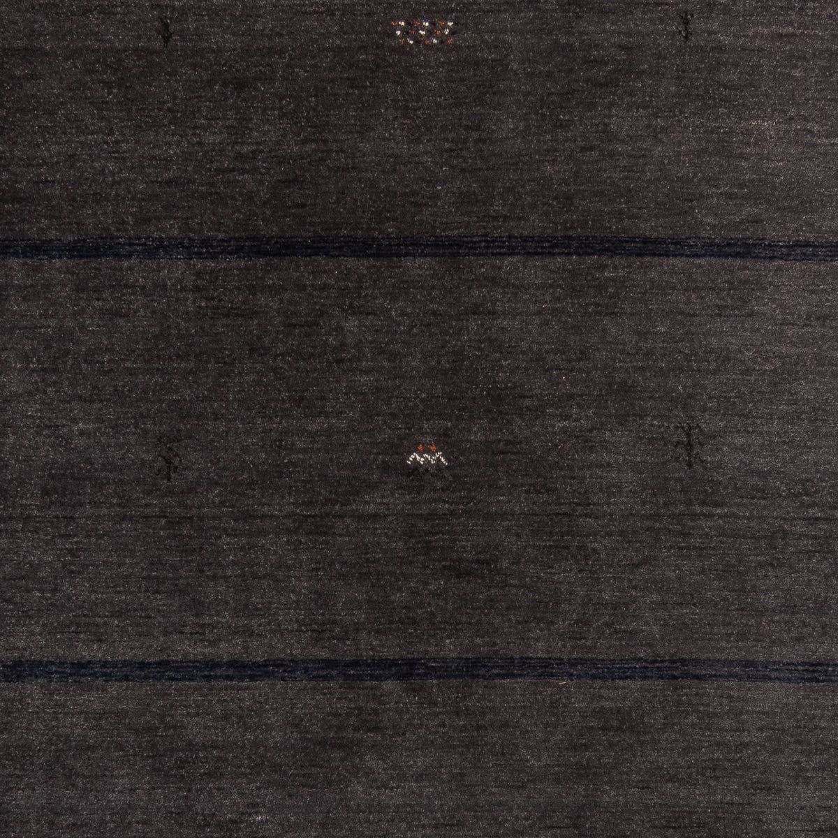 Gabbeh Rug - Loribaft Softy - 240 x 173 cm - dark brown