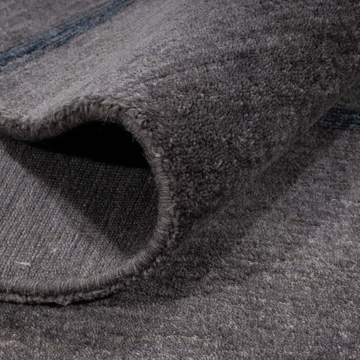 Gabbeh Rug - Loribaft Softy - 240 x 173 cm - dark brown