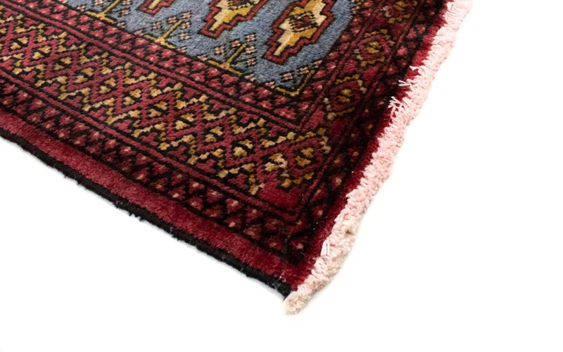 Turkaman Rug - 130 x 60 cm - blue