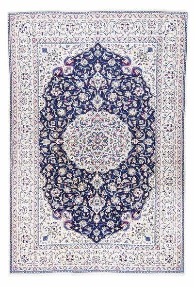 Nain - 9La Rug 207x302cm - Persian Rugs - dark blue