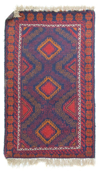Belutsch Rug - 137 x 81 cm - blue