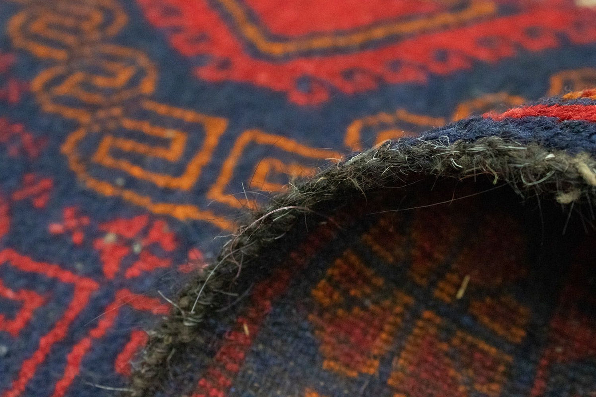 Belutsch Rug - 137 x 81 cm - blue