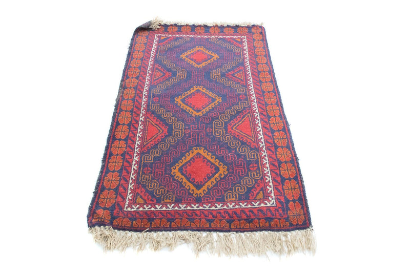 Belutsch Rug - 137 x 81 cm - blue