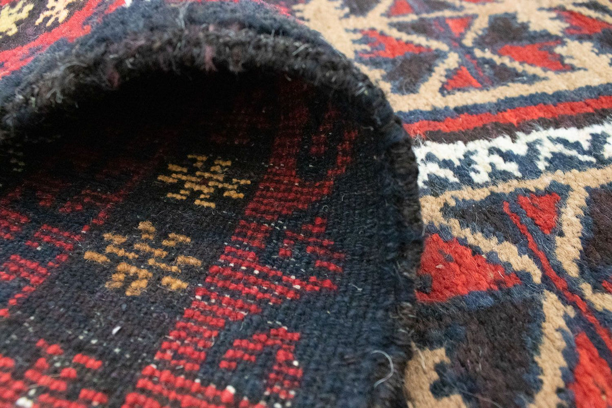 Belutsch Rug - 129 x 78 cm - blue