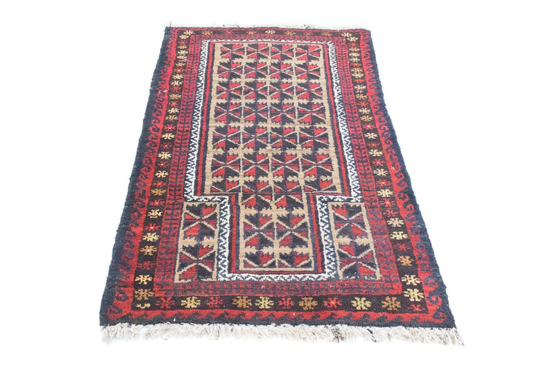Belutsch Rug - 129 x 78 cm - blue