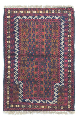Belutsch Rug - 132 x 88 cm - brown