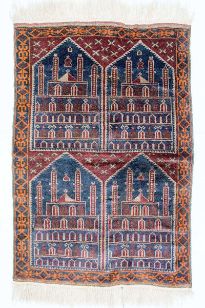 Belutsch Rug 104x135cm - Oriental Rug
