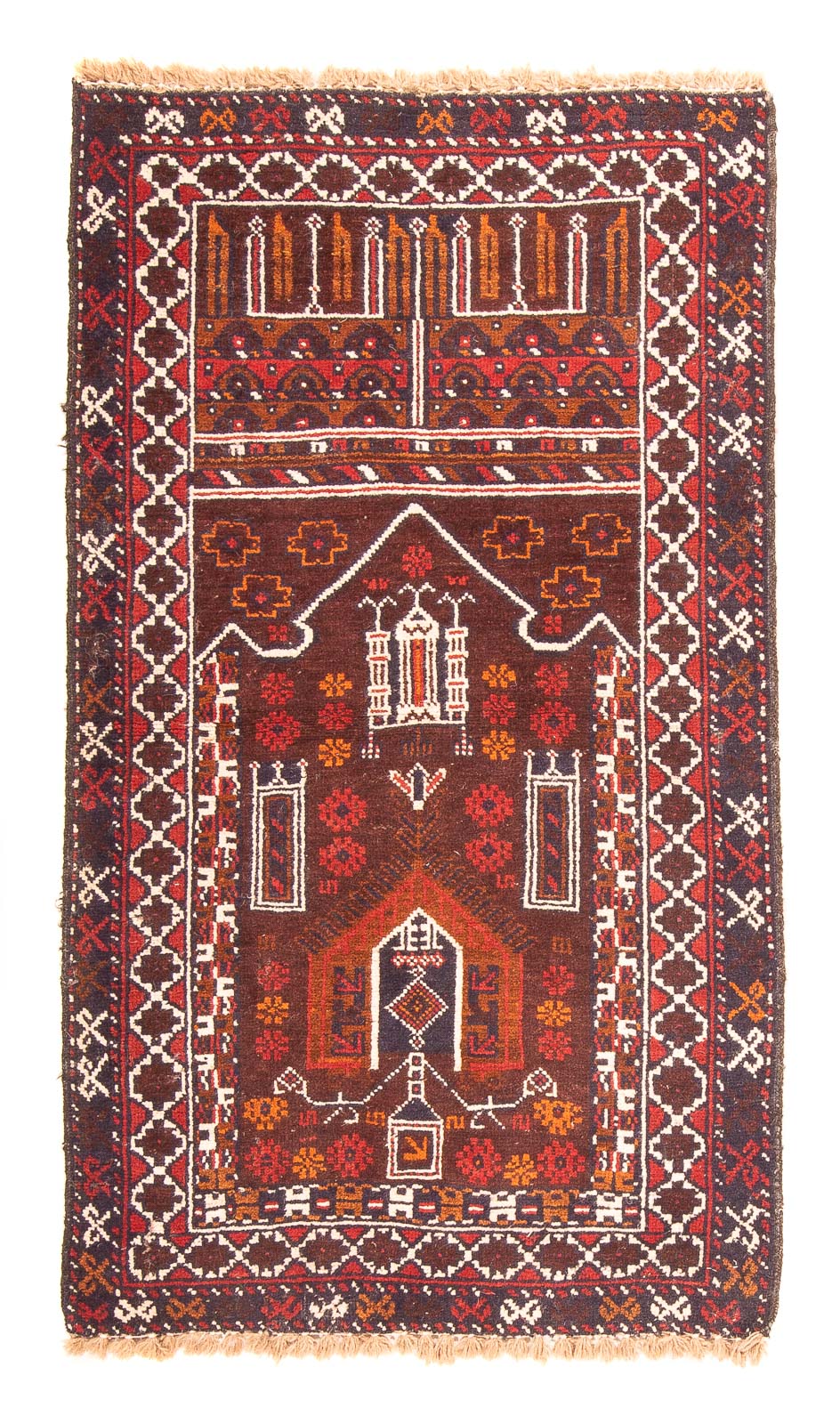 Belutsch Rug - 127 x 80 cm - brown