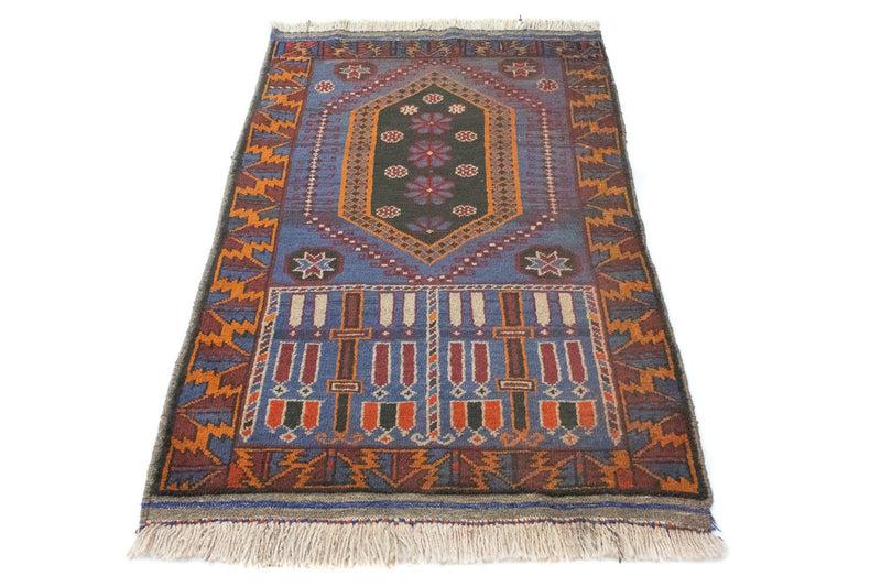 Belutsch Rug - 134 x 81 cm - blue