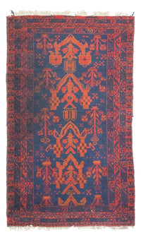 Belutsch Rug - 143 x 85 cm - blue
