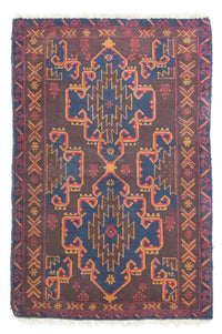 Belutsch Rug - 131 x 87 cm - brown