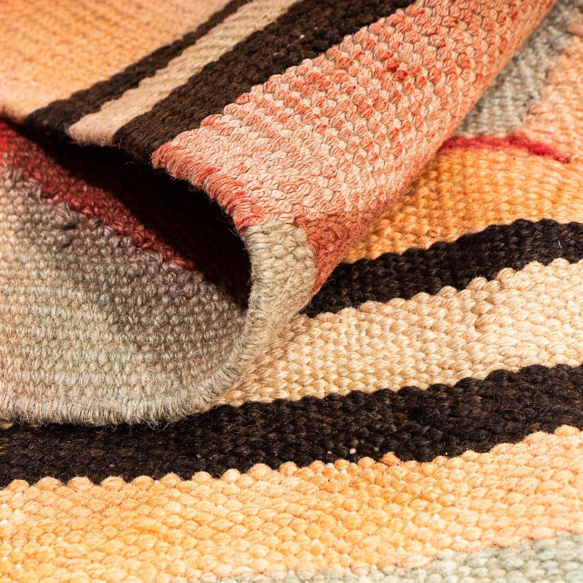 Kelim Rug - Old - 150 x 116 cm - multicolored