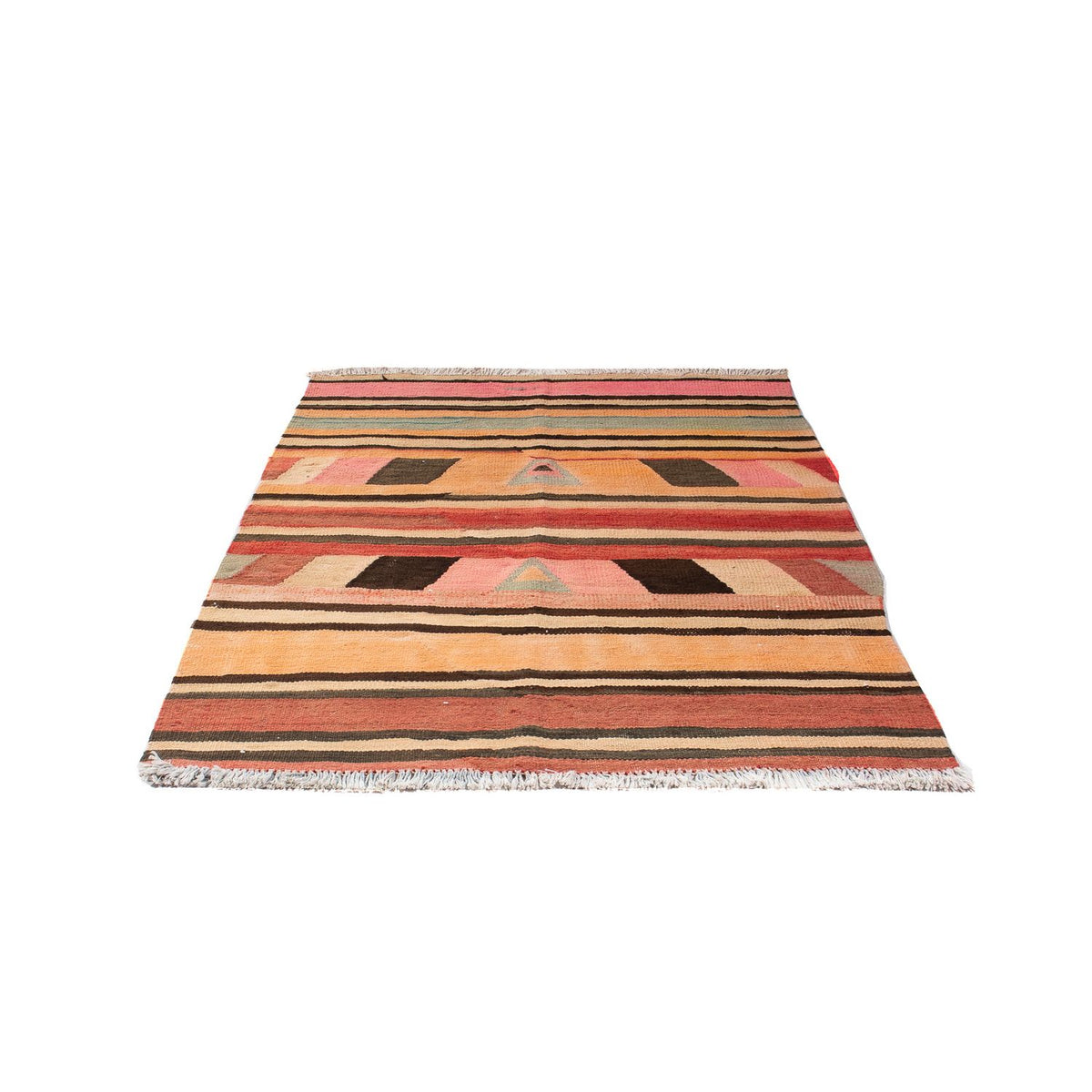 Kelim Rug - Old - 150 x 116 cm - multicolored